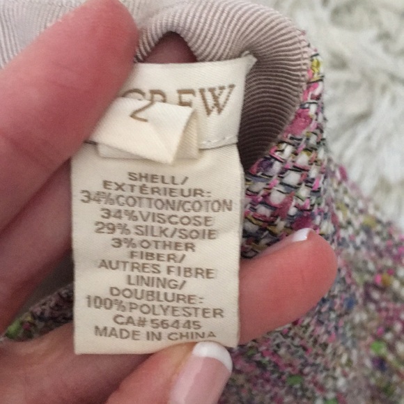 J Crew Spring-hued confetti skirt with pockets GUC - Picture 4 of 4